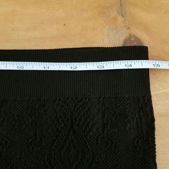 Kaffe Black Medium Tanja Seamless Mini Skirt NWT - Picture 5 of 10